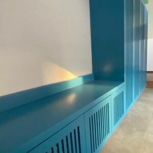 Lemari Pakaian Biru Kustom