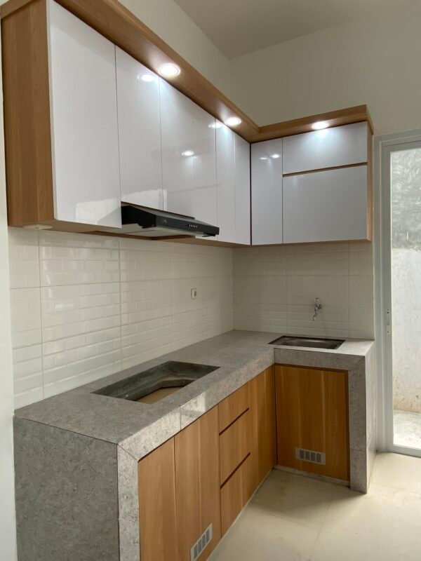 Dapur Modern Elegan - Dapur Modern Minimalis dengan Sentuhan Kayu - Gambar 3