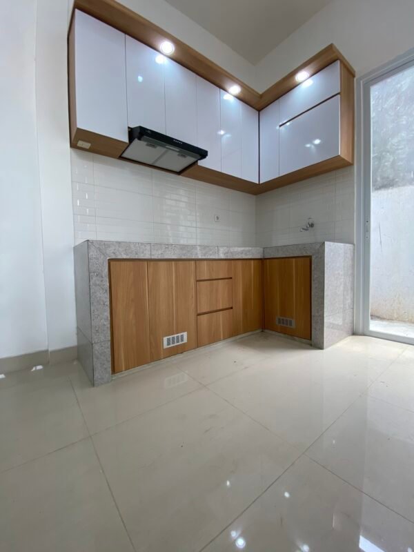 Dapur Modern Elegan - Dapur Modern Minimalis dengan Sentuhan Kayu - Gambar 4